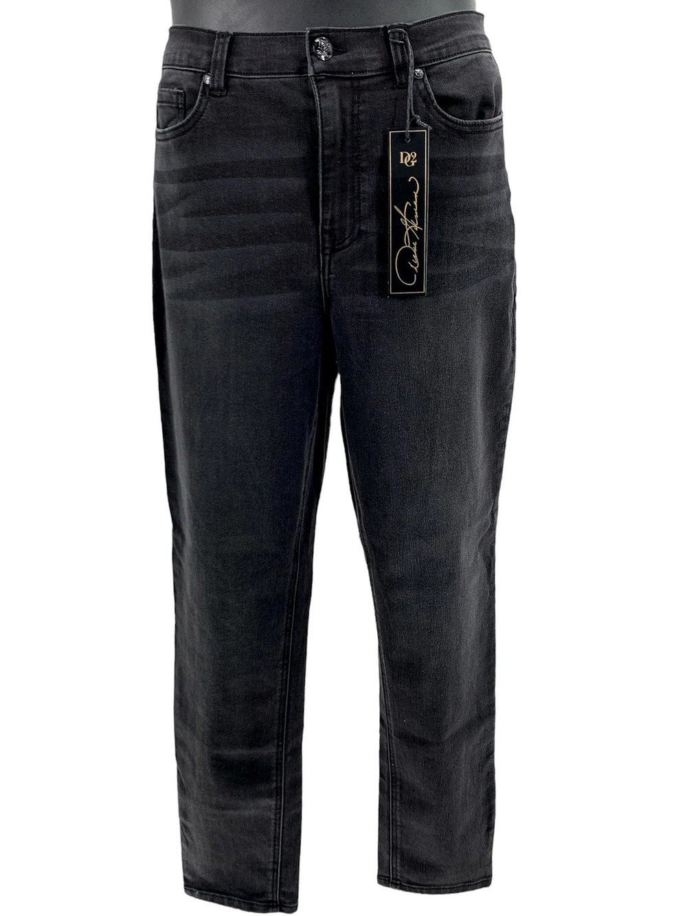 DG2 by Diane Gilman Classic Stretch Signature Skinny Jean Black - Tall